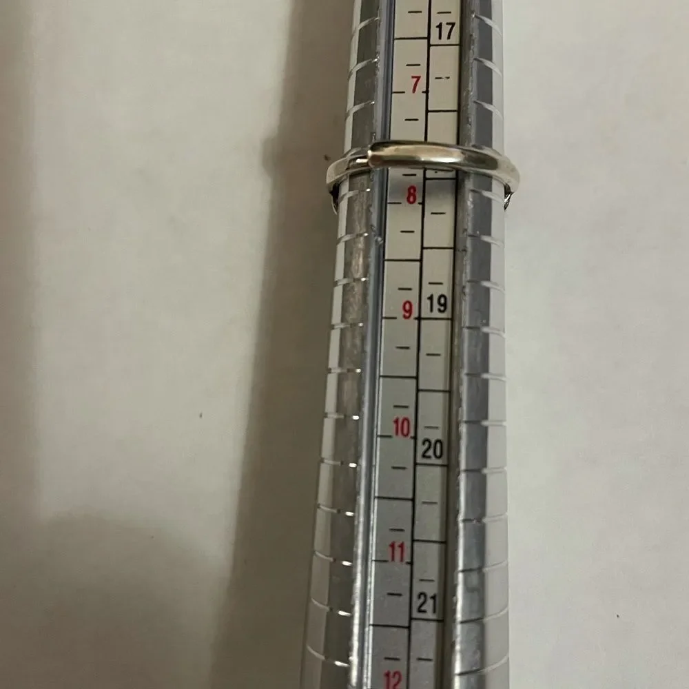 SILVERTONE LEAF‎ RING - Picture 4 of 4